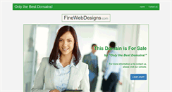 Desktop Screenshot of finewebdesigns.com