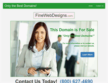 Tablet Screenshot of finewebdesigns.com